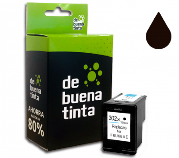 Tinta Compatible HP N302 Negro - Foto 1/1